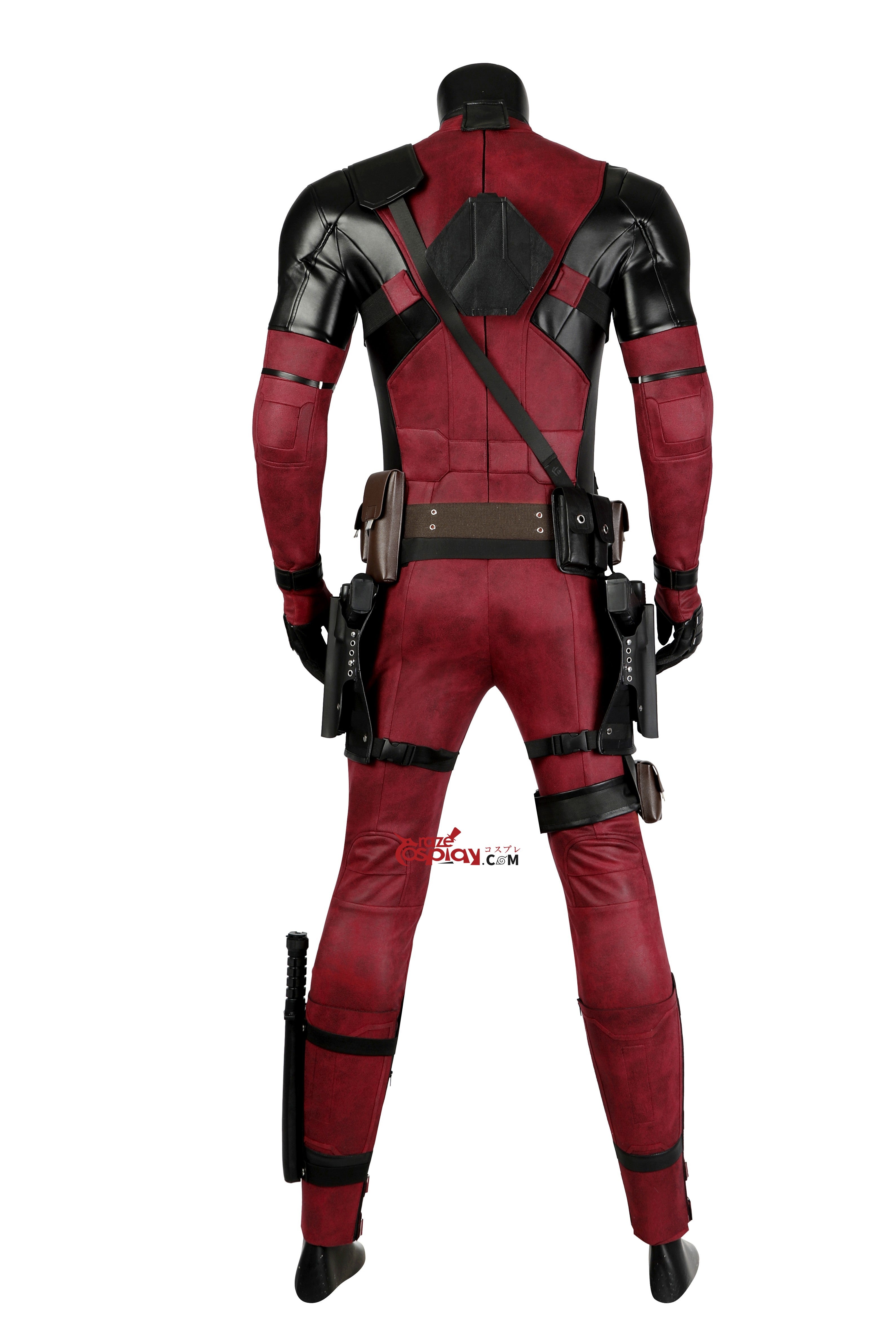 Wade Wilson Suede Outfit Cosplay Costume