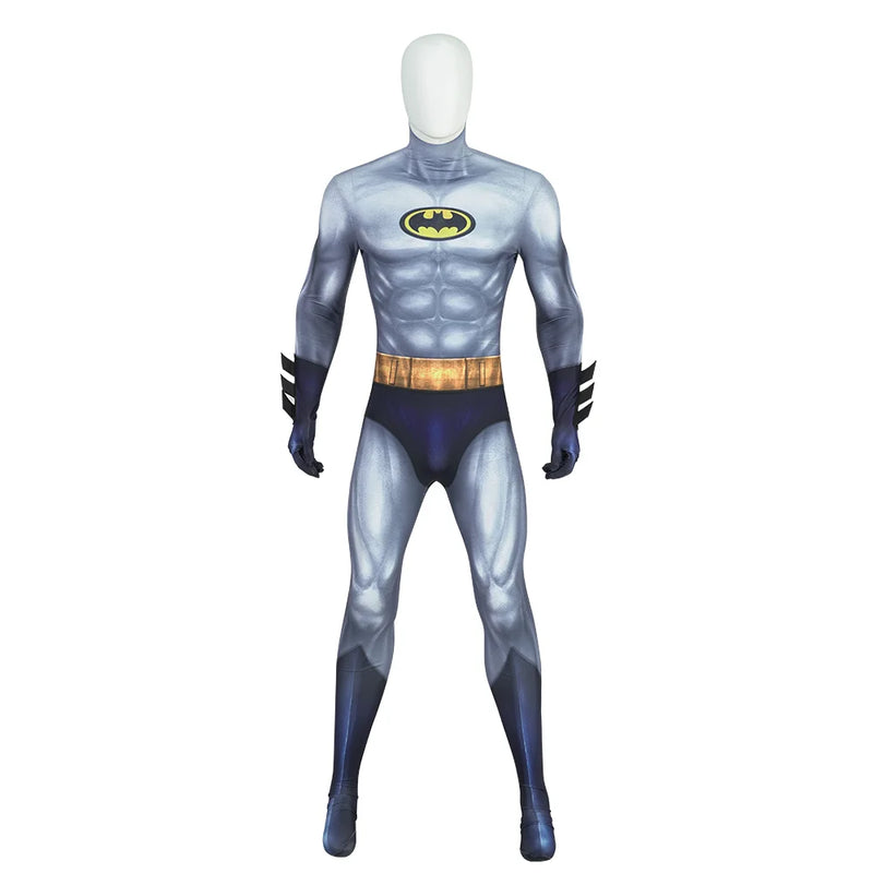 1992 Batman Blue Jumpsuit Outfit Cosplay Costume