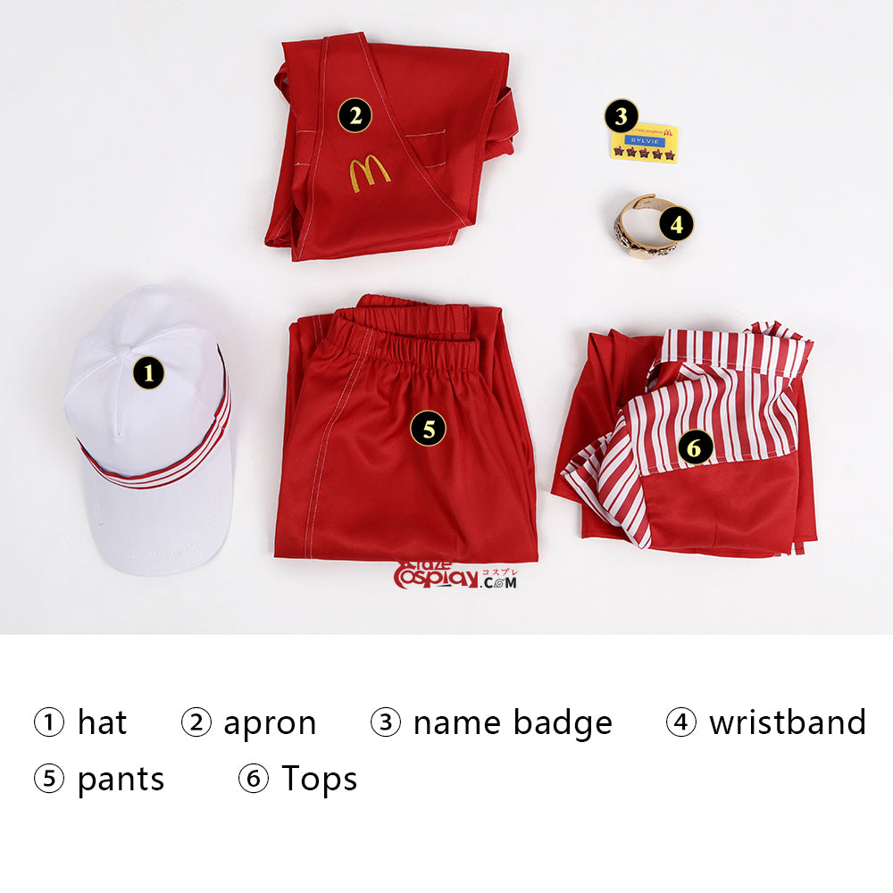 Sylvie Laufeydottir Red Uniform Cosplay Costume