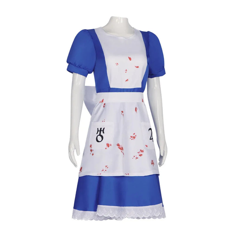 Alice Maid Dress Alice Madness Returns Cosplay Costume Halloween Carnival Suit