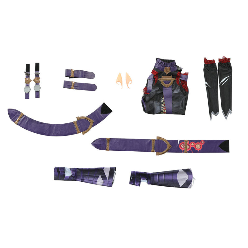 League of Legends Briar Outfit Ruin Rose Cosplay Costume