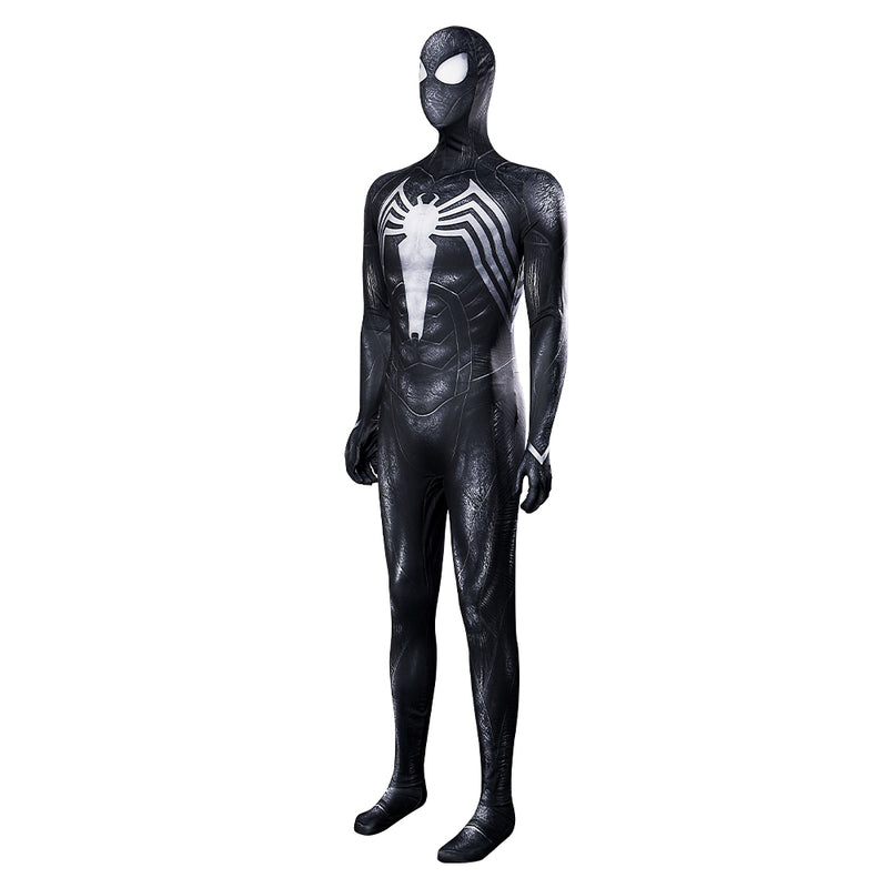 Spider-Man 2 PS5 Spider Man Black Jumpsuit Cosplay Costume