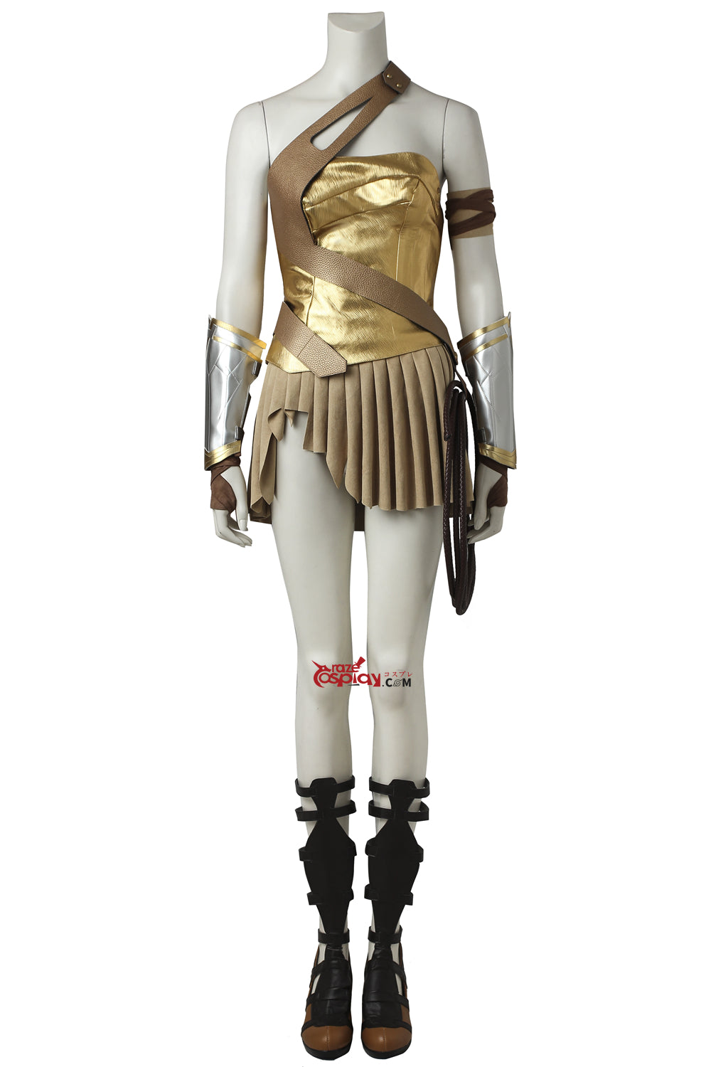 Diana Prince Golden Cosplay Costume