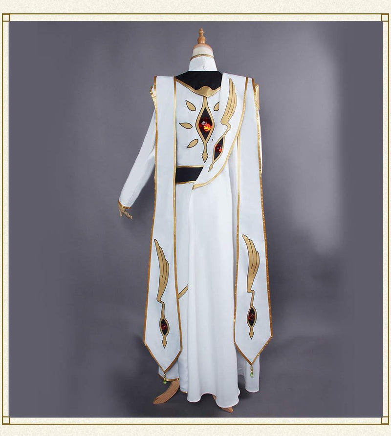 Lelouch Lamperouge White Outfit Cosplay Costume