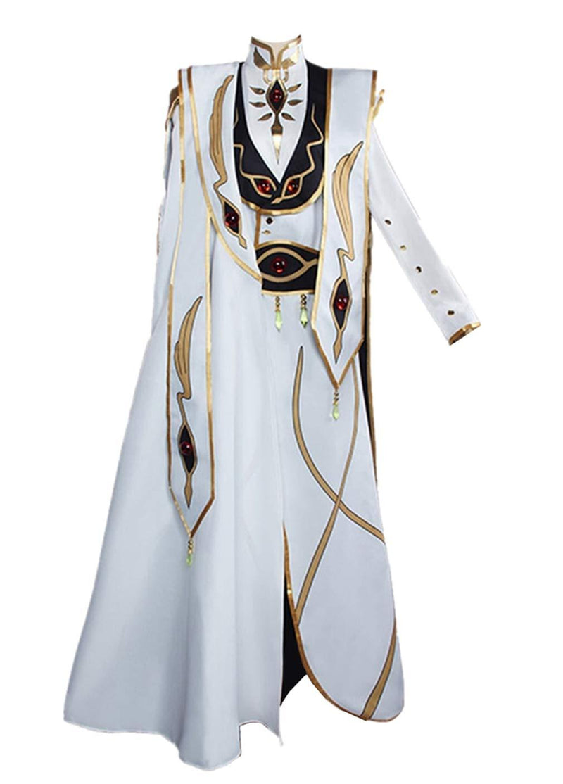 Lelouch Lamperouge White Outfit Cosplay Costume