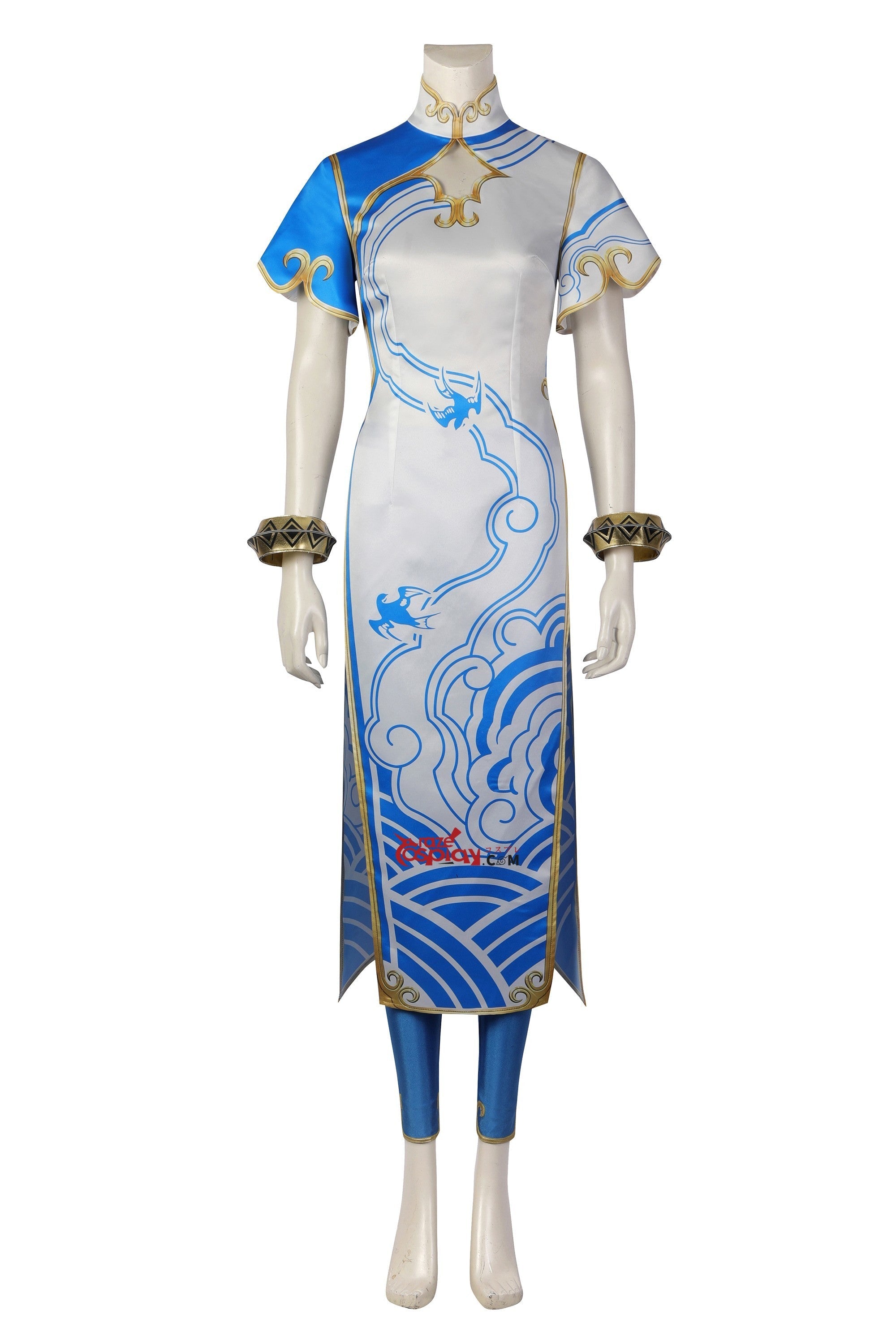 Street Fighter Chun Li Cheongsam Cosplay Costume