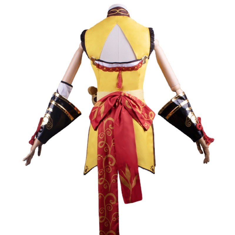 Genshin Impact Xiangling Outfits Halloween Carnival Suit Cosplay Costume