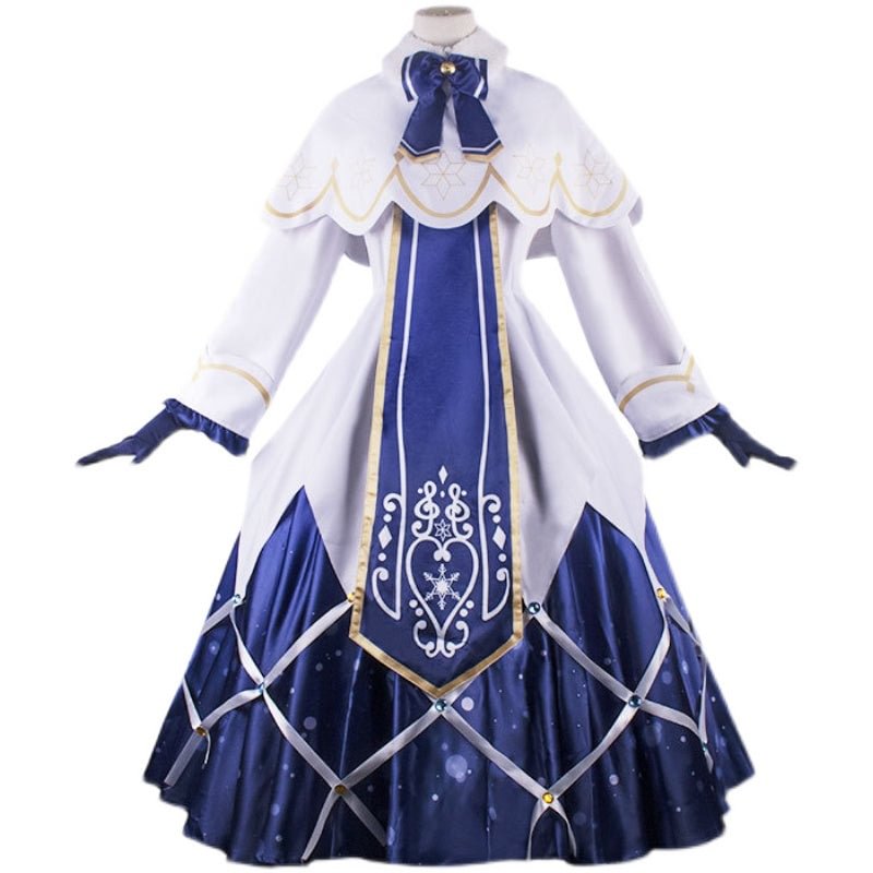 Vocaloid 2021 Miku Snow Dress Cosplay Costume