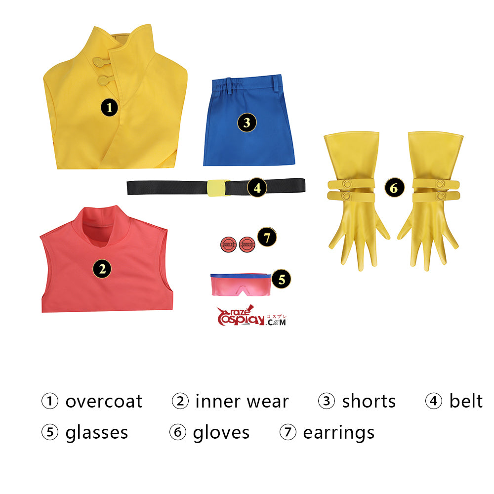 Jubilation Lee Outfit Cosplay Costume