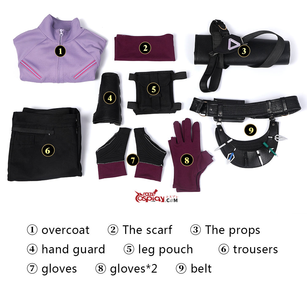 Kate Bishop Outfit Cosplay Costume