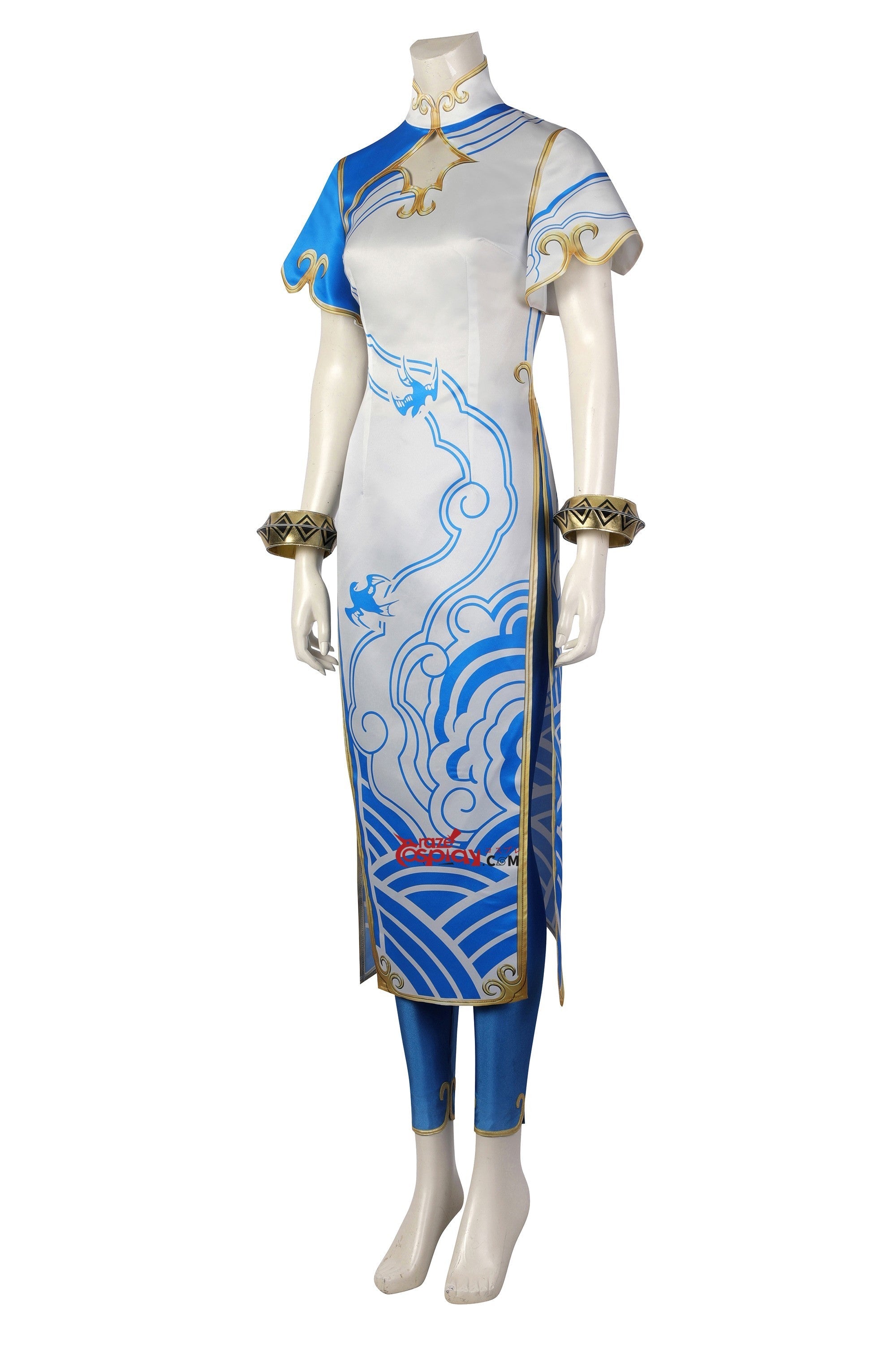 Street Fighter Chun Li Cheongsam Cosplay Costume