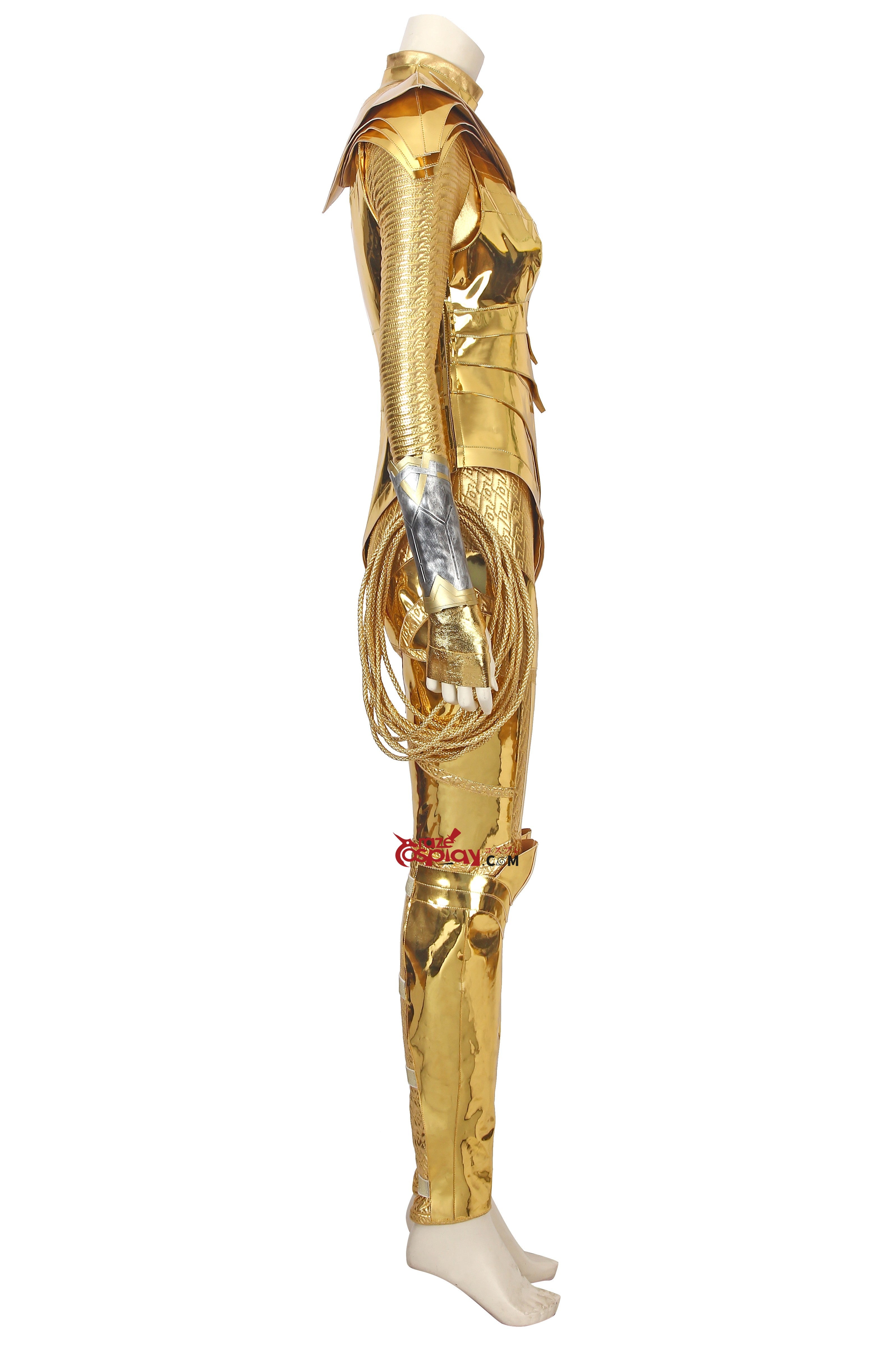 Diana Prince Golden Outfit Cosplay Costume