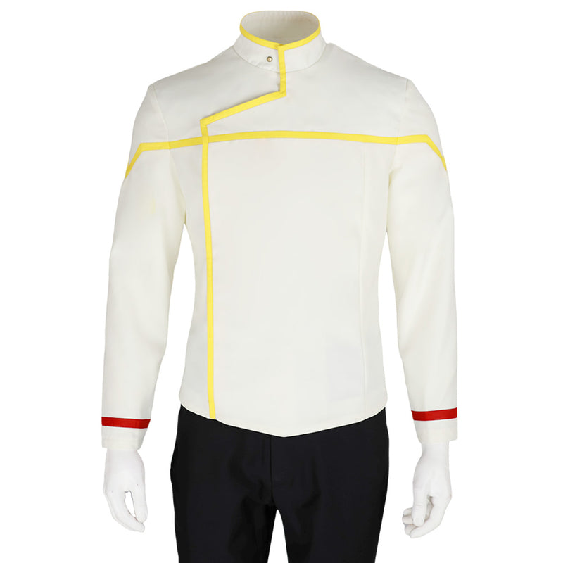 ST Lower Decks White Uniform Outfit Cosplay Costume