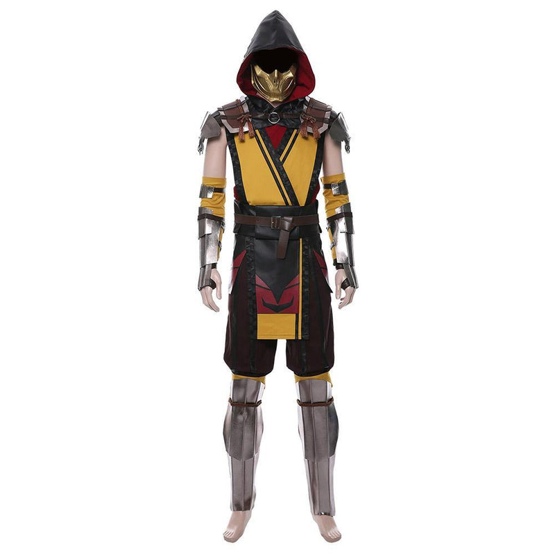 Adult Mortal Kombat 11 Scorpion Womens Cosplay Outfit Female High Quality Youth Halloween Costume