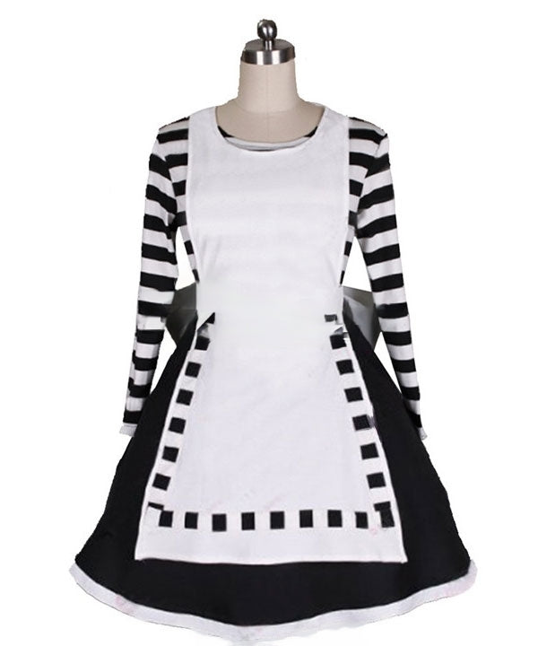 Alice Striped Outfit Alice Madness Returns Cosplay Costume