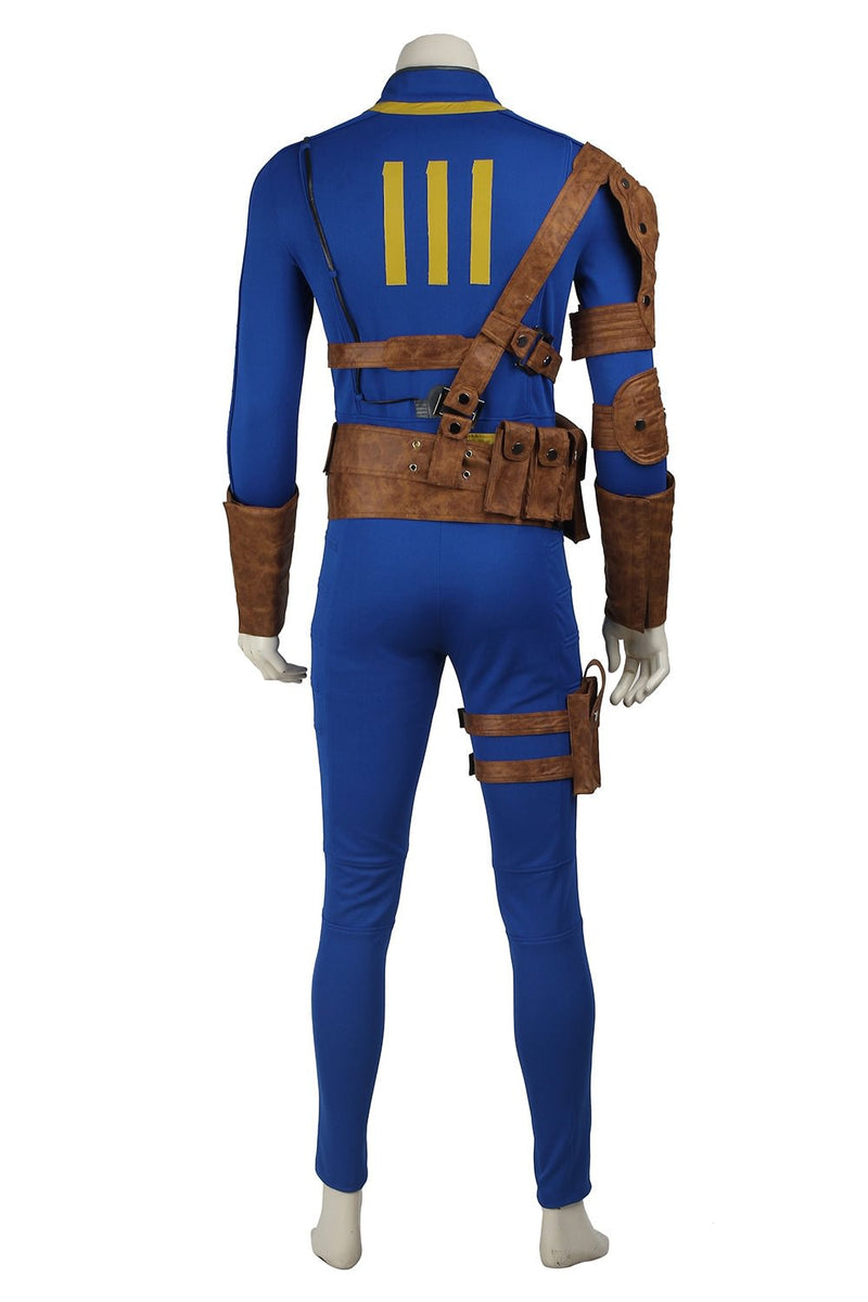 Fallout 4 Vault 111 Light Blue Uniform Outfit Cosplay Costume