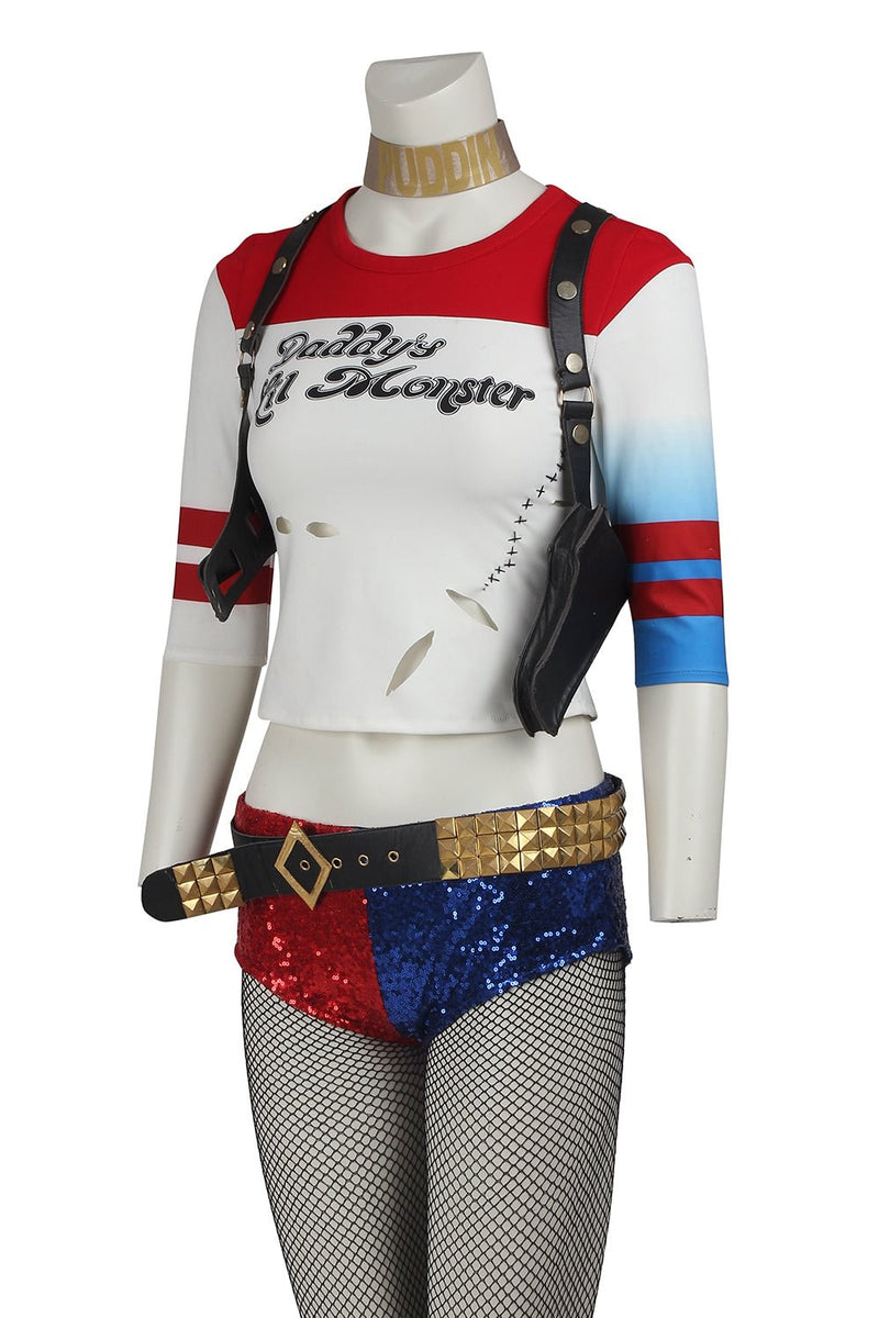 Harley Quinn Outfit Suicide Squad Cosplay Costume