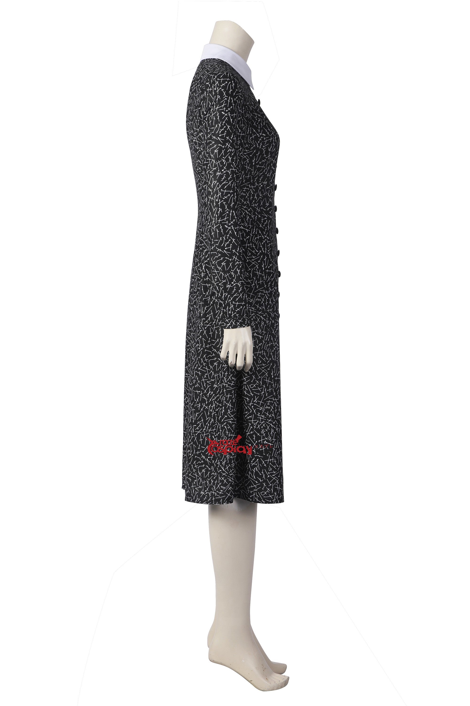 Wednesday Addams Black Dress Cosplay Costume