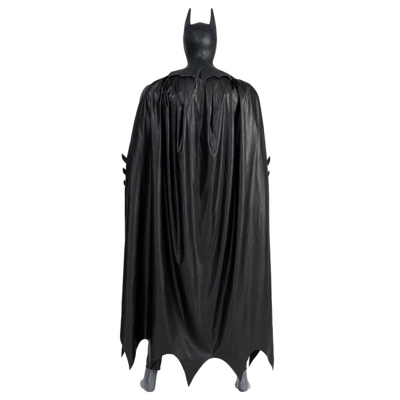 Keaton Batman Outfit Halloween Cosplay Costume with Headcover