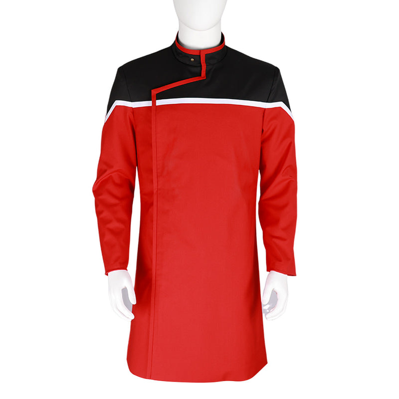 ST Lower Decks Red Top Long Coat Cosplay Costume