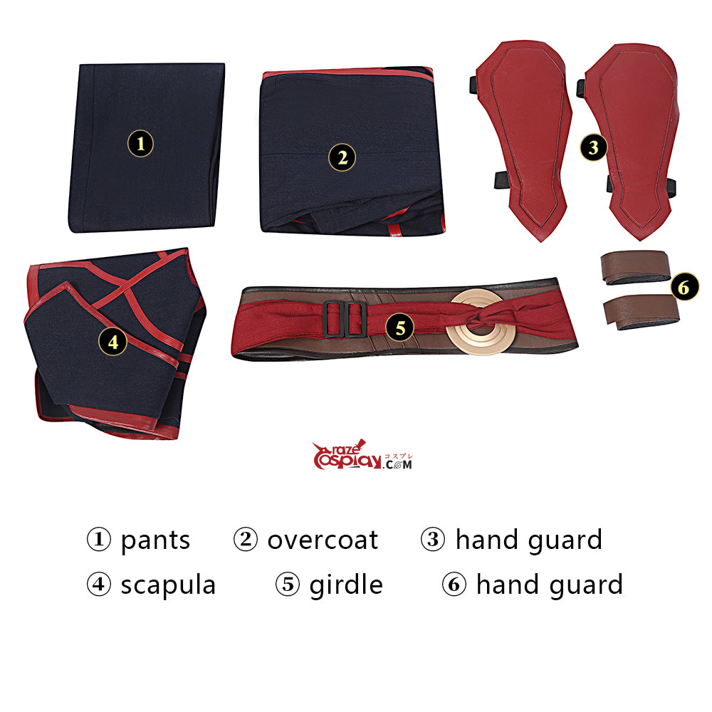 Stephen Strange Black Red Outfit Cosplay Costume