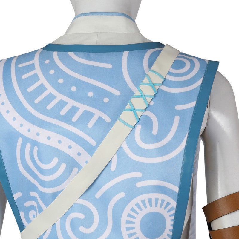 Link Mystic Set Blue Outfit The Legend of Zelda Kingdom Tears Cosplay Costume