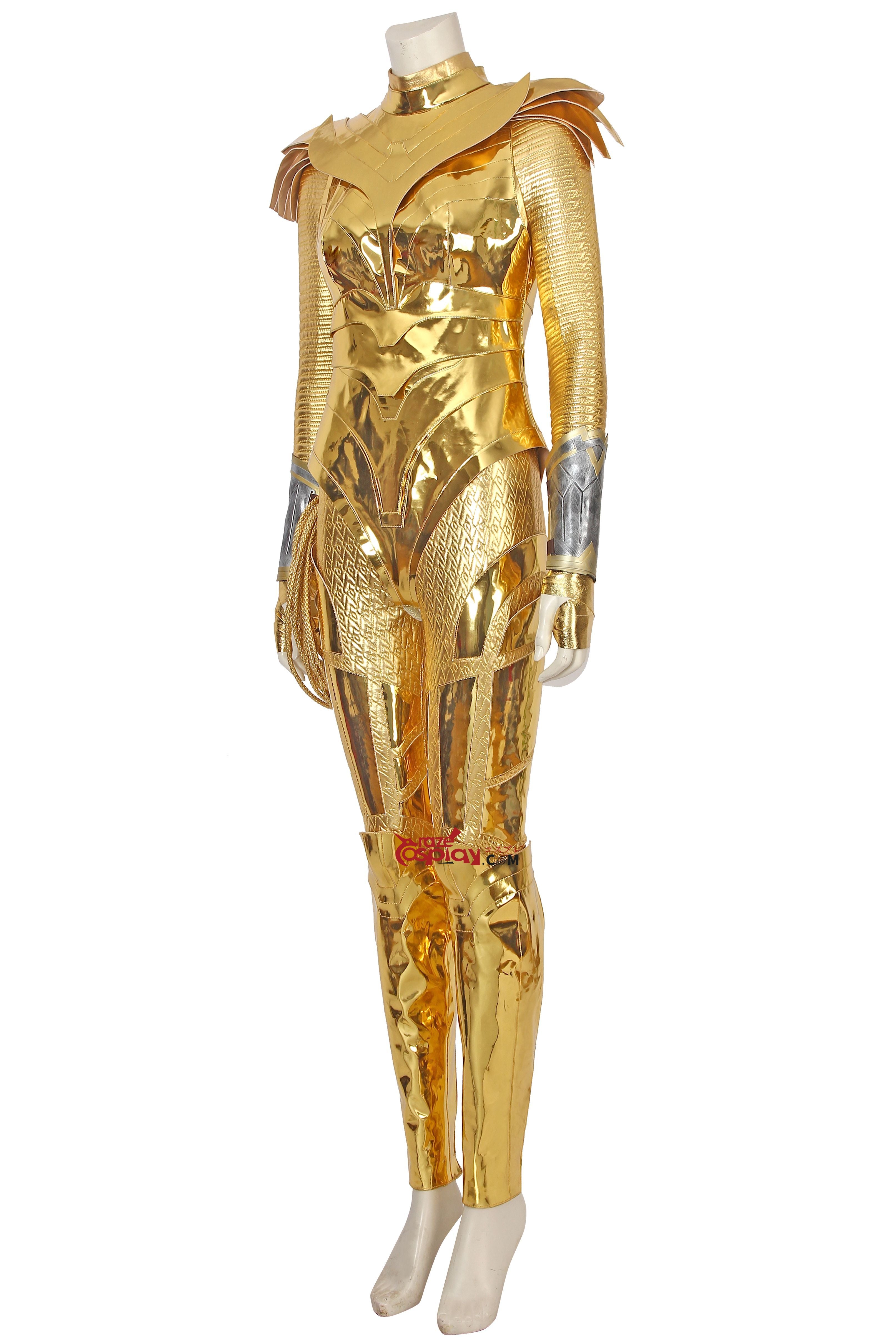 Diana Prince Golden Outfit Cosplay Costume