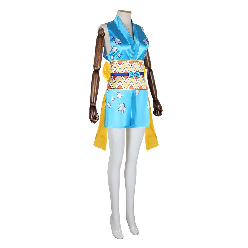 Anime One Piece Nami Kimono Dress Cosplay Costumes