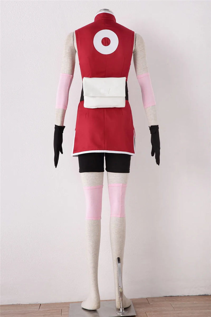Naruto Haruno Sakura Outfit Cosplay Costume