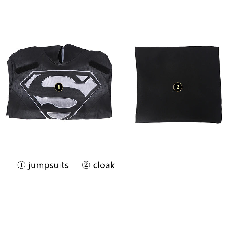 Superman Jumpsuit Clark Kent Cosplay Costume