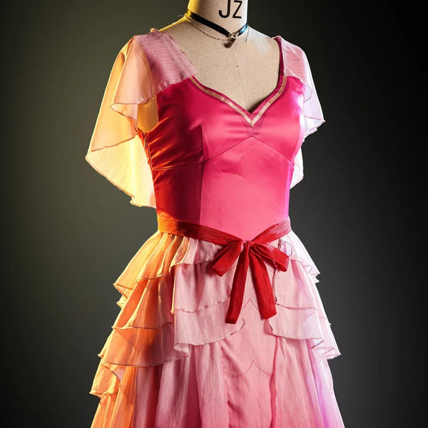 Hermione Granger Yule Ball Goblet Of Fire Pink Fancy Dress Cosplay Costume