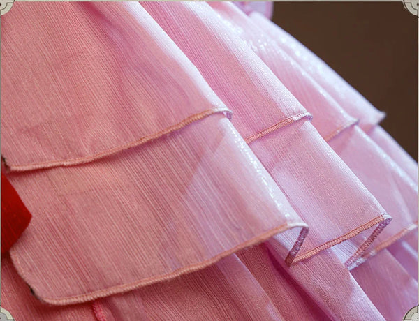 Hermione Granger Yule Ball Goblet Of Fire Pink Fancy Dress Cosplay Costume