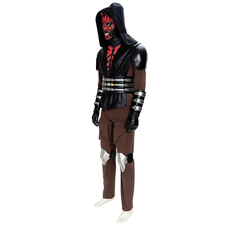 Darth Maul Costume Mens SW Female Halloween Outfit Cosplay Suit