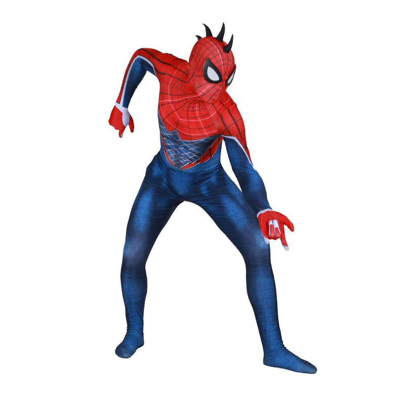Spiderman The Spider Punk Jumpsuit Cosplay Costume