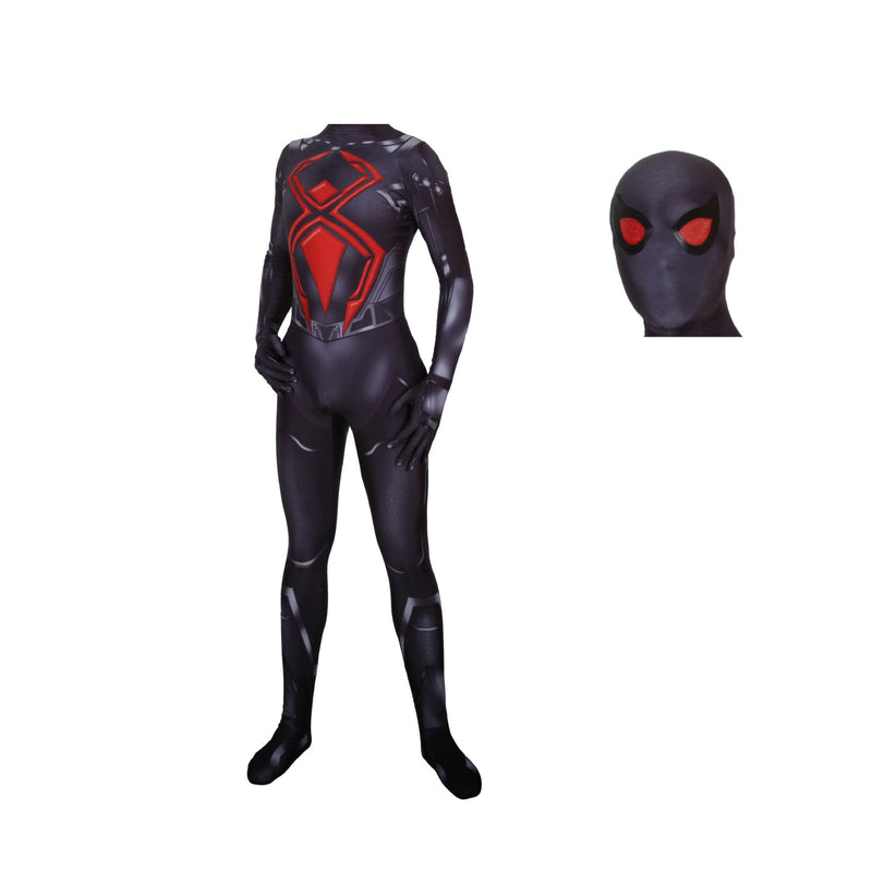Spider Man Cosplay Spider-Man PS5 Miles Morales Dark Suit For Kid