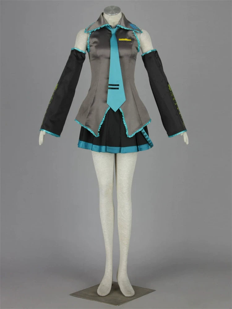 Vocaloid Hatsune Miku Sailor Outfit Uniform Skirts Cosplay Costume Halloween Carnival Suit