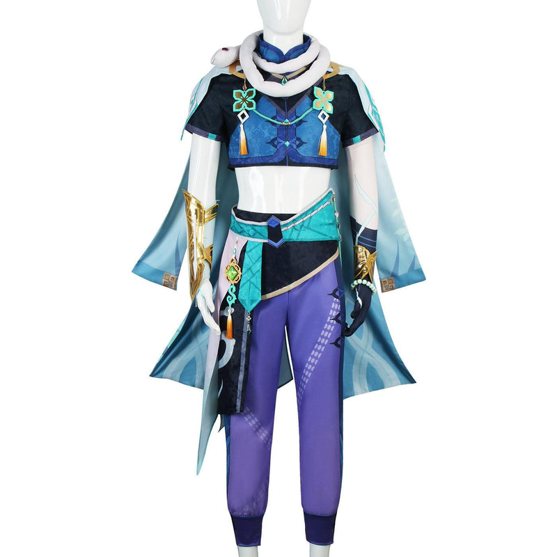 Baizhu Costume Genshin Impact Cosplay Suit