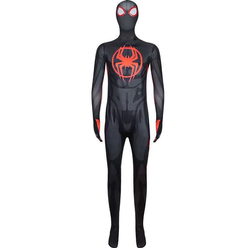 Miles Morales Spider-Man Jumpsuit Cosplay Costume Halloween for Adult