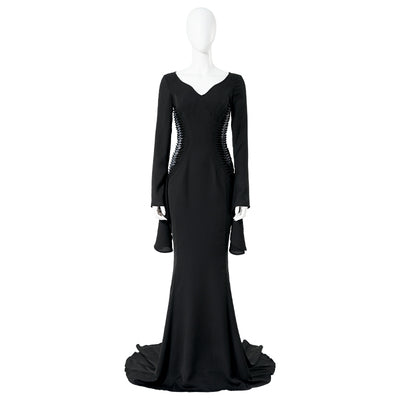 Morticia Addams Halloween Dress The Addams Family Cosplay Costumes