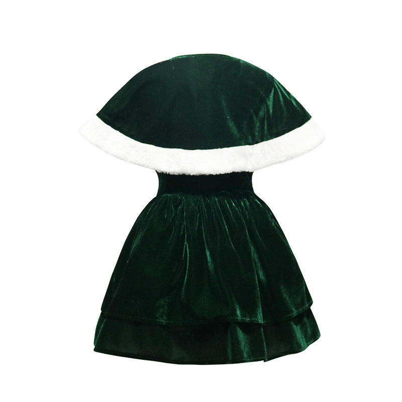 Christmas Green Dress Cosplay Costume