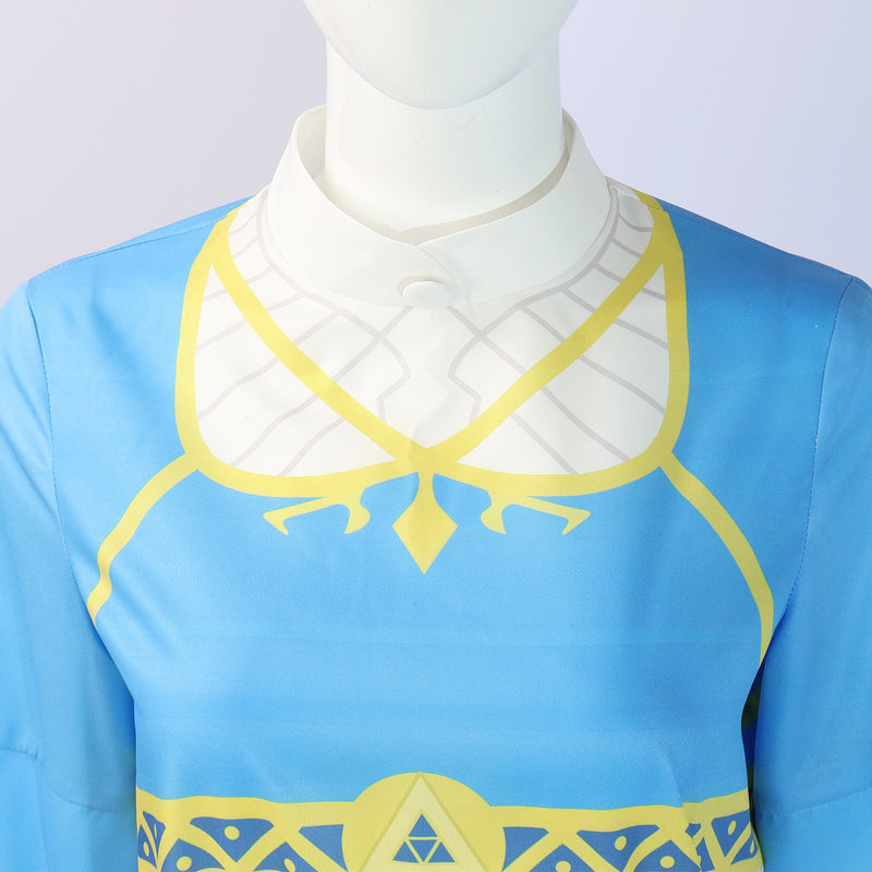 The Legend of Zelda 2 Breath of The Wild Princess Zelda Outfits Cosplay Costume