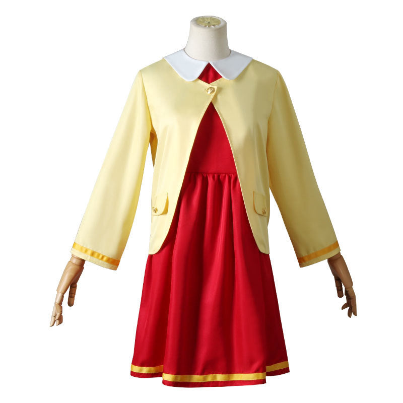 SPY x FAMILY Anya Forger Red Dress Outfits Cosplay Costume