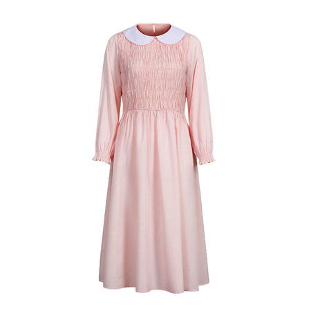 Stranger Things Eleven Millie Bobby Brown Dress Cosplay Costume