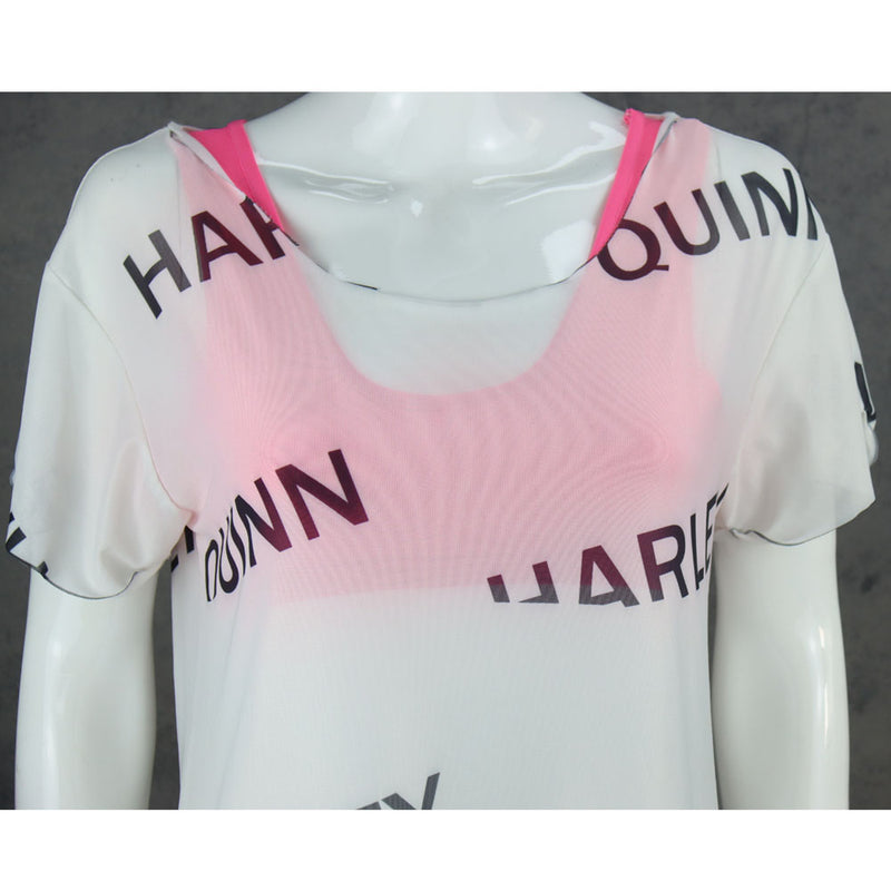 Birds Of Prey Harley Quinn Underwear T Shirt Cosplay Costume