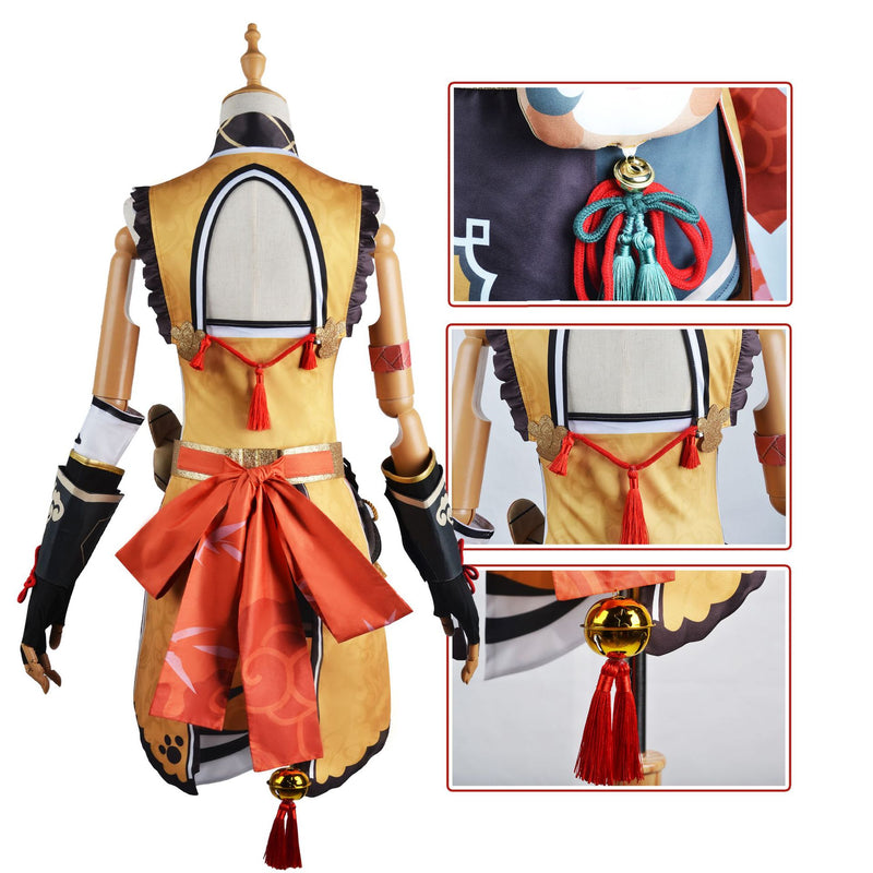 Game Genshin Impact Xiangling Outfits Halloween Carnival Costume Cosplay Costume