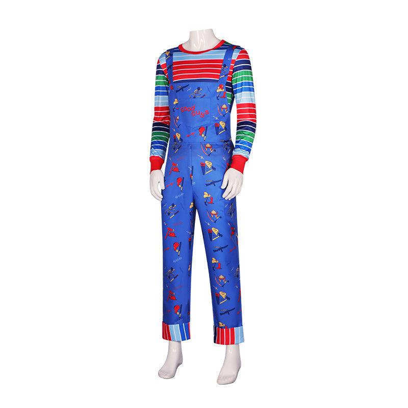 Chucky Scary Doll Outfit Cosplay Costume