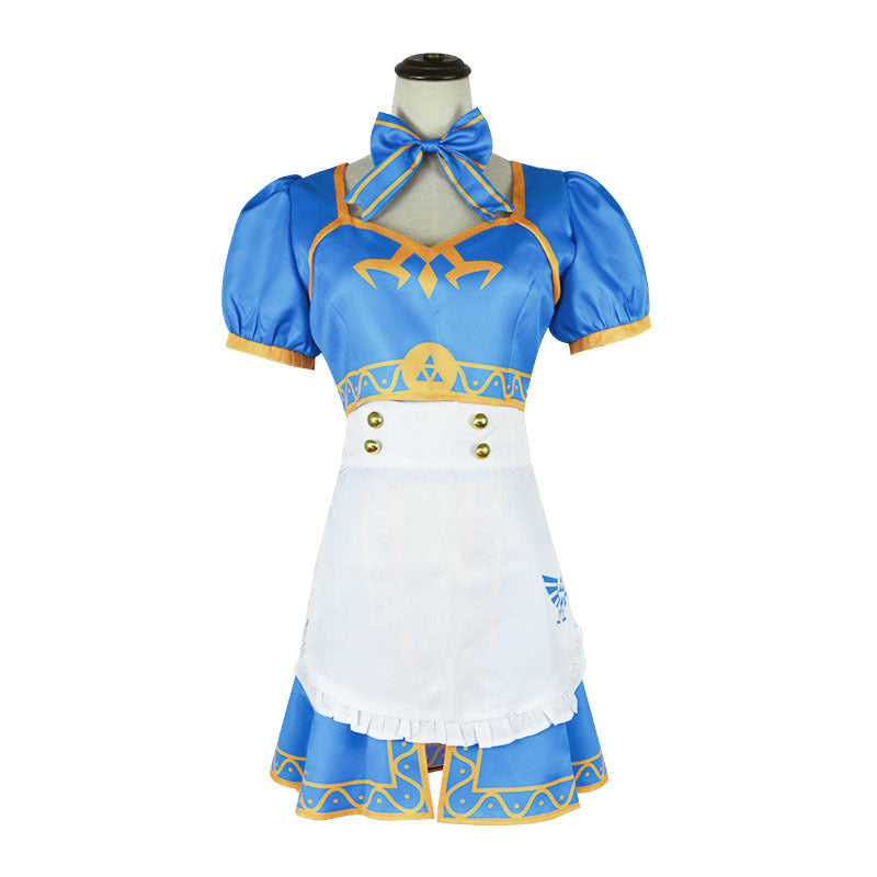 Princess Zelda Maid Dress The Legend of Zelda Cosplay Costume
