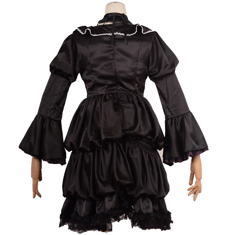 Akemi Homura Black Dress Puella Magi Madoka Magica Cosplay Costume