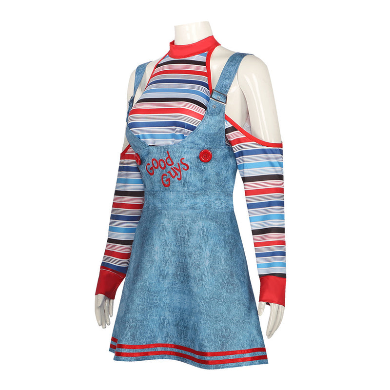 Chucky Scary Doll Dress Cosplay Costume