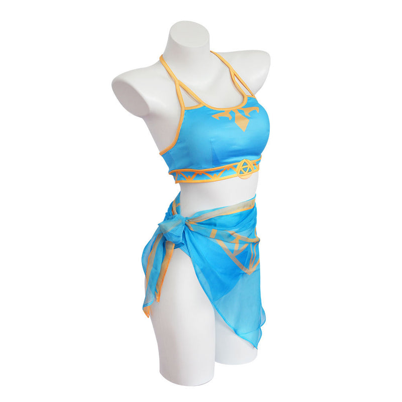 The Legend of Zelda Princess Zelda Swimwear Outfit Cosplay Costume